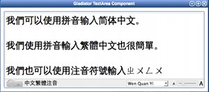 Chinese input methods.